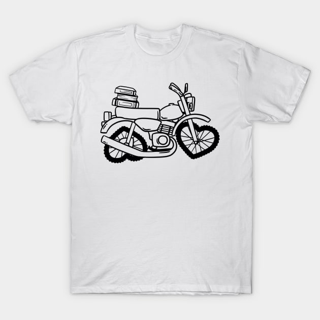 Motorcycle Romance T-Shirt by polliadesign